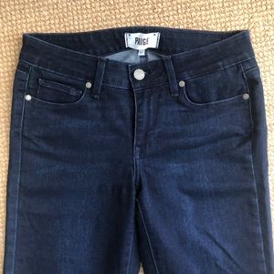 Paige Peg Super Skinny dark wash denim 27